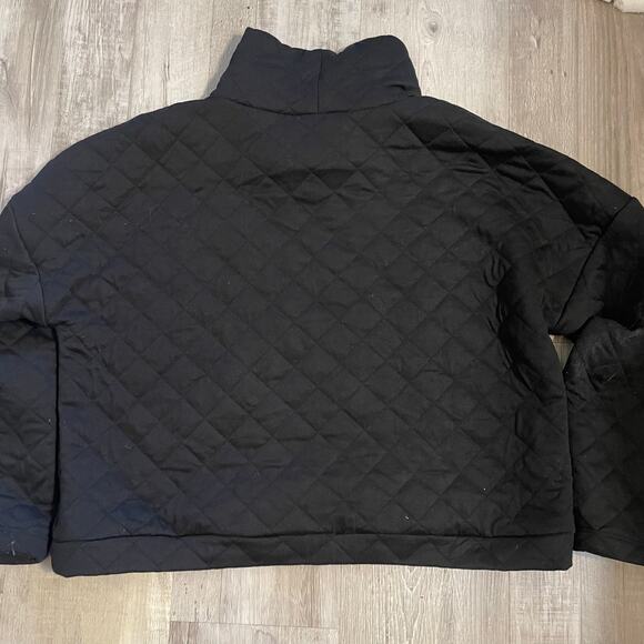 GapFit Quilted Mockneck Sweatshirt size Large - Picture 7 of 12